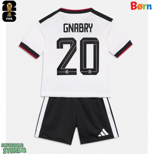 Tyskland Serge Gnabry #20 Replika Babytøj Hjemmebanesæt Børn VM 2026 Kortærmet (+ Korte bukser)